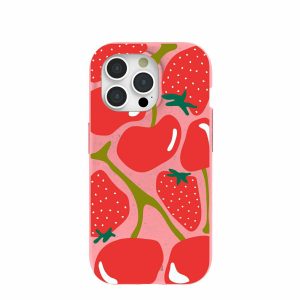 iPhone 15 Pro | Bubblegum Pink Cherry Berry iPhone 15 Pro Case