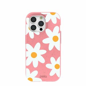 iPhone 15 Pro | Bubblegum Pink Daisy iPhone 15 Pro Case