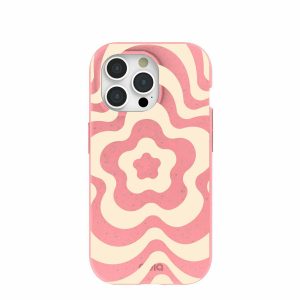 iPhone 15 Pro | Bubblegum Pink Morning Flower iPhone 15 Pro Case