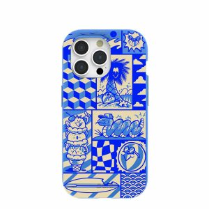 iPhone 15 Pro | Electric Blue Summer Blues iPhone 15 Pro Case