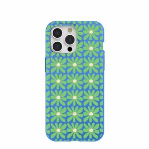 iPhone 15 Pro Max | Electric Blue Flower Child iPhone 15 Pro Max Case