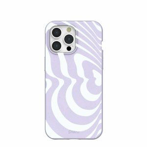 iPhone 15 Pro Max | Lavender Flutter Left iPhone 15 Pro Max Case