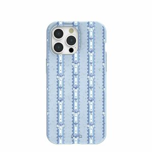 iPhone 15 Pro Max | Powder Blue Bows and Blossoms iPhone 15 Pro Max Case