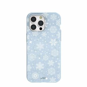 iPhone 15 Pro Max | Powder Blue Let it Snow iPhone 15 Pro Max Case