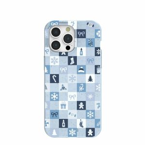 iPhone 15 Pro Max | Powder Blue Winter Quilt iPhone 15 Pro Max Case