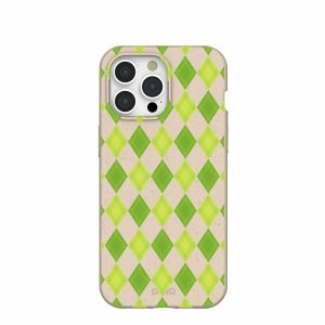 iPhone 15 Pro Max | Seashell Argyle iPhone 15 Pro Max Case