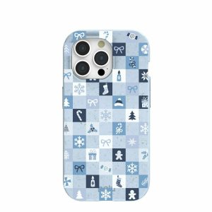 iPhone 15 Pro | Powder Blue Winter Quilt iPhone 15 Pro Case