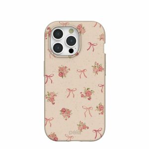 iPhone 15 Pro | Seashell Roses and Bows iPhone 15 Pro Case