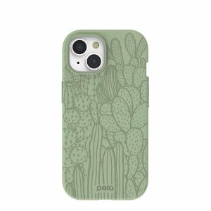 iPhone 15 | Sage Green Cacti iPhone 15 Case