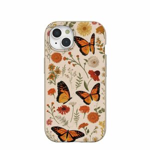 iPhone 15 | Seashell Monarch Butterfly iPhone 15 Case