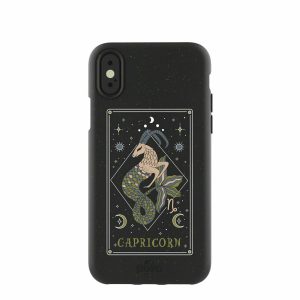 iPhone X | Black Capricorn iPhone X Case