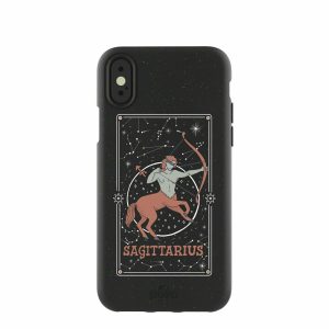 iPhone X | Black Sagittarius iPhone X Case