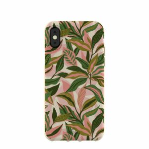 iPhone X | London Fog Pink Botanics iPhone X Case