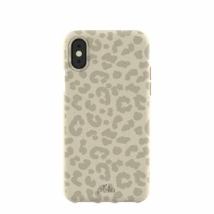 iPhone X | London Fog Sand Leopard iPhone X Case