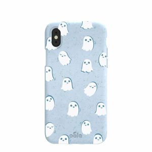 iPhone X | Powder Blue Ghostly iPhone X Case