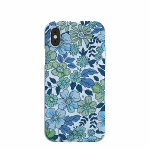 iPhone X | Powder Blue Liberty Florals iPhone X Case