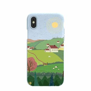 iPhone X | Powder Blue Sunny Countryside iPhone X Case