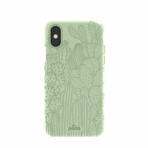 iPhone X | Sage Green Cacti iPhone X Case