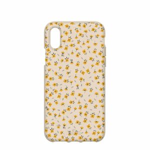 iPhone X | Seashell Little Yellow Flowers iPhone X Case