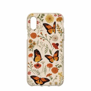 iPhone X | Seashell Monarch Butterfly iPhone X Case