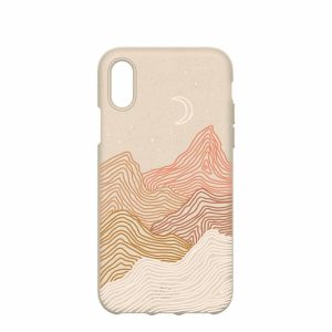 iPhone X | Seashell Pink Peaks iPhone X Case