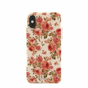 iPhone X | Seashell Rose Garden iPhone X Case