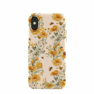 iPhone X | Seashell Vintage Bee iPhone X Case