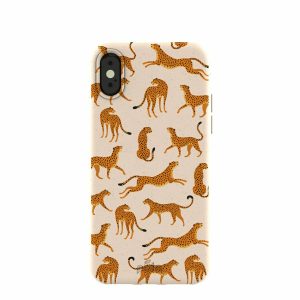 iPhone X | Seashell Wild Cats iPhone X Case