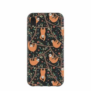 iPhone XR | Black Jungle Sloths iPhone XR Case