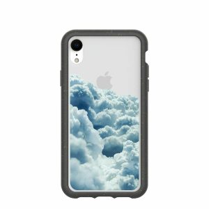 iPhone XR | Clear Above the Clouds iPhone XR Case With Black Ridge