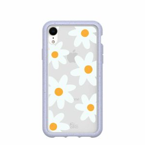 iPhone XR | Clear Daisy iPhone XR Case With Lavender Ridge