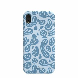 iPhone XR | Powder Blue Melting Faces iPhone XR Case