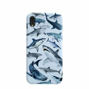 iPhone XR | Powder Blue Sharks iPhone XR Case