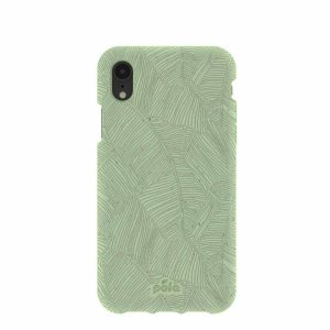 iPhone XR | Sage Green Lushy Leaves iPhone XR Case