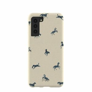 Samsung Galaxy S21 | London Fog Mini Horses Samsung Galaxy S21 Case