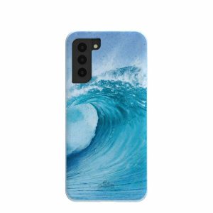 Samsung Galaxy S21 | Powder Blue Big Wave Samsung Galaxy S21 Case