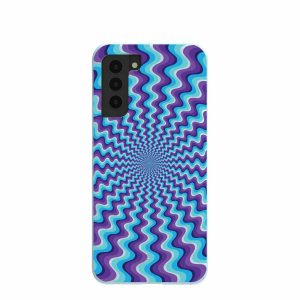 Samsung Galaxy S21 | Powder Blue Spiral Samsung Galaxy S21 Case