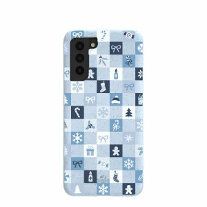 Samsung Galaxy S21 | Powder Blue Winter Quilt Samsung Galaxy S21 Case