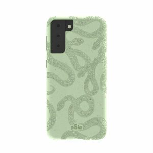 Samsung Galaxy S21+ | Sage Green Snaky Samsung Galaxy S21+(Plus) Case