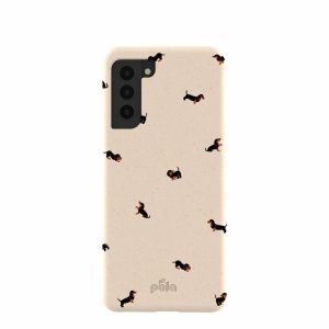 Samsung Galaxy S21 | Seashell Lil Dachshunds Samsung Galaxy S21 Case