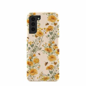 Samsung Galaxy S21 | Seashell Vintage Bee Samsung Galaxy S21 Case