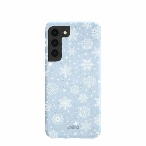 Samsung Galaxy S22 | Powder Blue Let it Snow Samsung Galaxy S22 Case