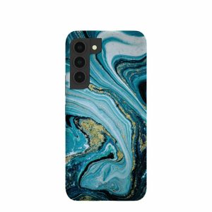 Samsung Galaxy S22 | Powder Blue Marble Samsung Galaxy S22 Case