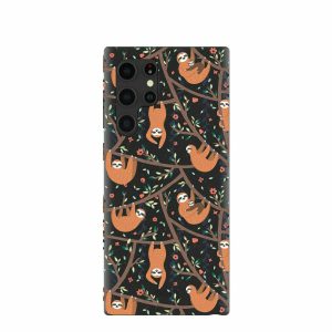 Samsung Galaxy S22 Ultra | Black Jungle Sloths Samsung Galaxy S22 Ultra Case