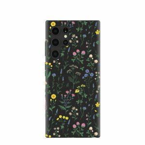 Samsung Galaxy S22 Ultra | Black Shadow Blooms Samsung Galaxy S22 Ultra Case