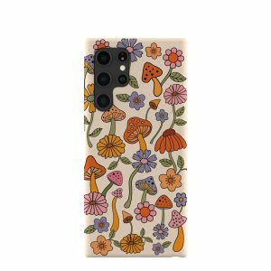 Samsung Galaxy S22 Ultra | Seashell Shrooms and Blooms Samsung Galaxy S22 Ultra Case