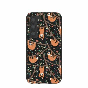 Samsung Galaxy S23 | Black Jungle Sloths Samsung Galaxy S23 Case