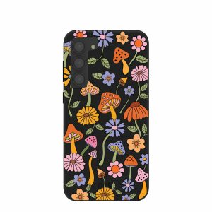 Samsung Galaxy S23+ | Black Midnight Shrooms Samsung Galaxy S23+(Plus) Case