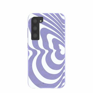 Samsung Galaxy S23 | Lavender Flutter Left Samsung Galaxy S23 Case