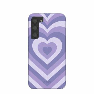 Samsung Galaxy S23+ | Lavender Power Hearts Samsung Galaxy S23+(Plus) Case